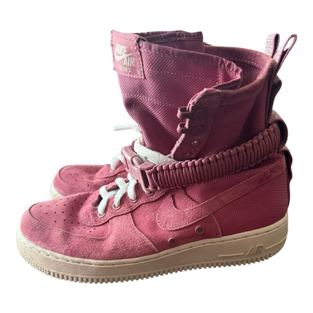 NIKE SF AIR FORCE 1 Women's Athletic Sneakers Vintage Wine Color Sz 10 Lace Up - Picture 6 of 13
